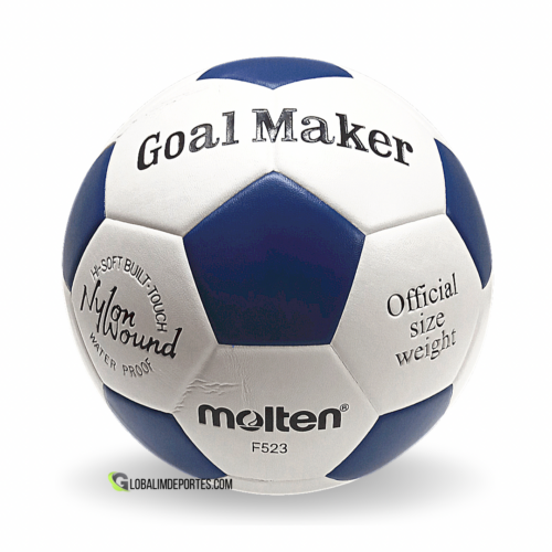 Molten Goal Maker Soccer Ball Blue and White Size 5