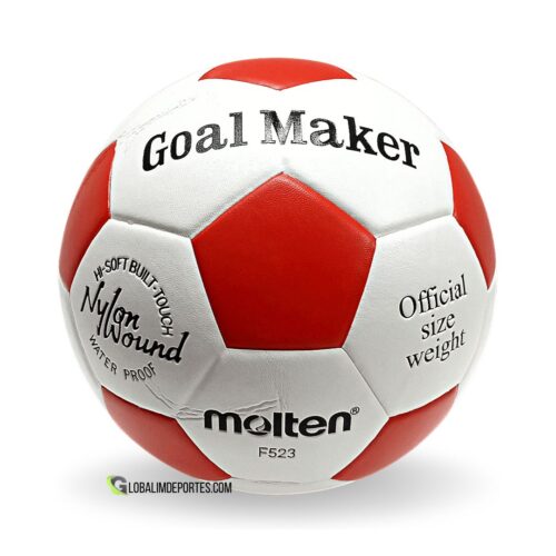 Molten Goal Maker Soccer Ball Red and White Size 5