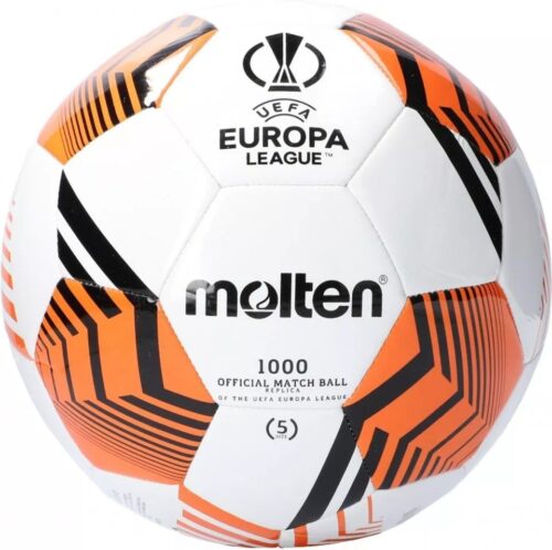 Molten UEFA Europa League Soccer Ball Official Series 1000 Size 5 Orange-Black