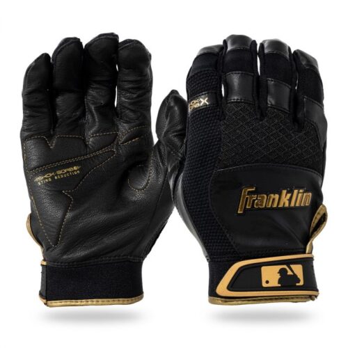 Franklin Shok - Sorb X Baseball Batting Glove Youth Black