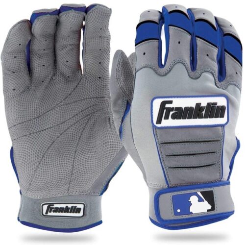 Franklin CFX PRO Baseball Adult Batting Glove Size L Gray/Royal