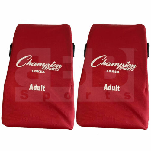 Champion Adult Catcher's Knee Supports red