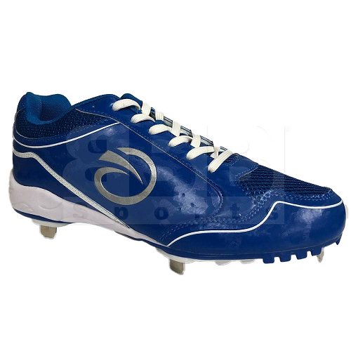 Tamanaco Baseball/Softball Shoes With Metal Cleats, Size 9 Blue