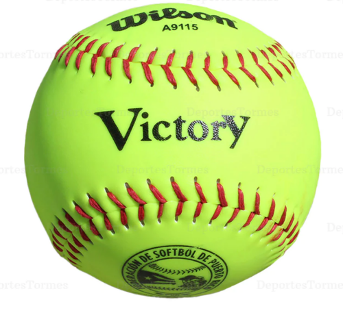 Wilson Victory Softball Ball 12" Yellow - Unit
