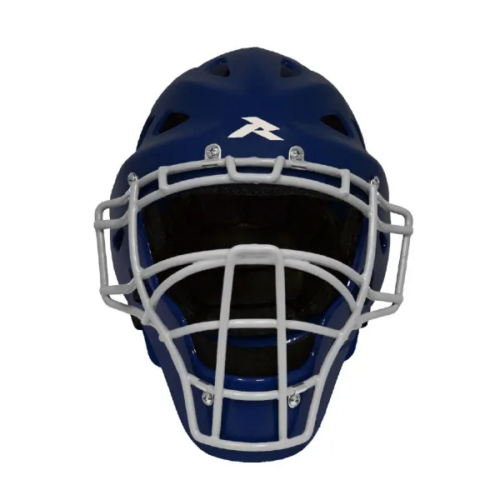 Runic Baseball Catcher's Helmet Adjustable One Size Fits Most (Navy)
