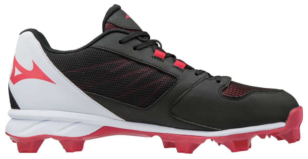 Mizuno Dominant TPU Molded - Adult Baseball Cleat Red Size 11.5 - Image 3