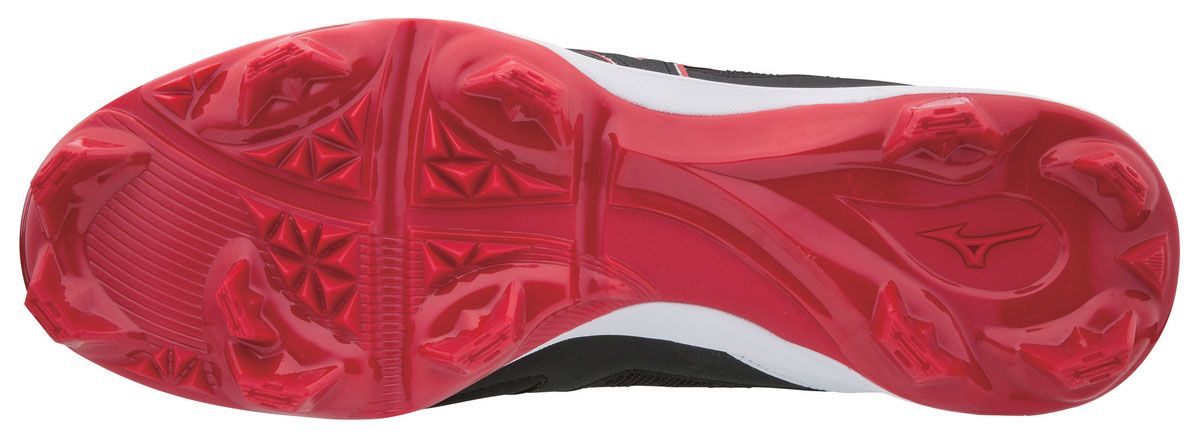 Mizuno Dominant TPU Molded - Adult Baseball Cleat Red Size 11.5 - Image 5