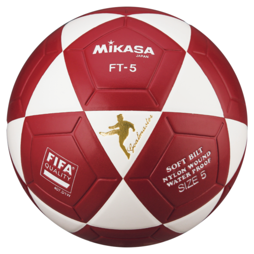 Mikasa FT5 Goal Master Soccer Ball Size 5 Official FootVolley Ball White Red