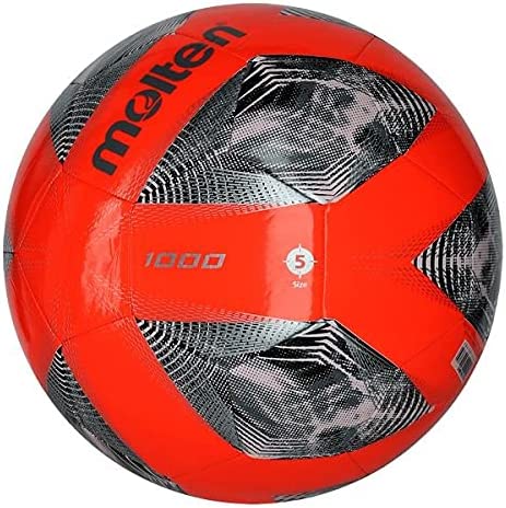 Molten 1000 Vantaggio Soccer Ball Orange/Silver Size 5