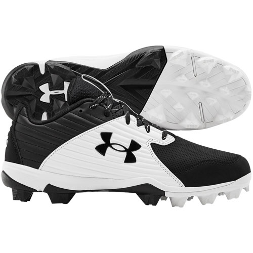 Under Armour Leadoff Low RM Molded Youth Baseball Cleats White Size 12K