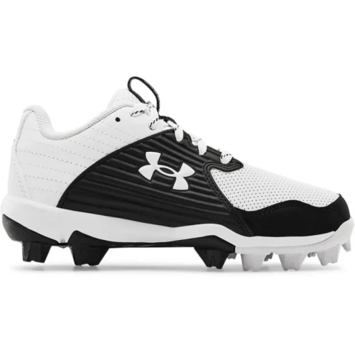 Under Armour Leadoff Low Molded, Youth Baseball Cleats White