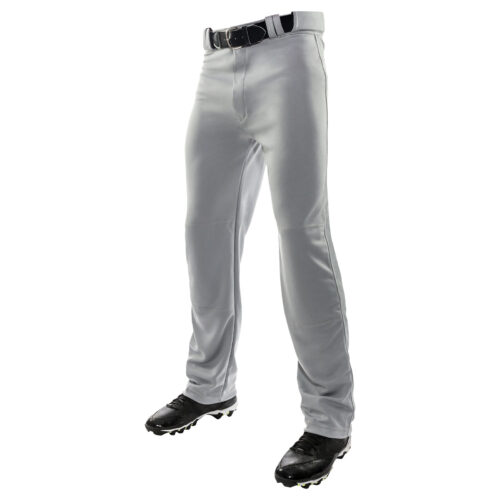 Champro, Relaxed Fit Open Bottom Adult Gray Baseball Pant, size 2XL