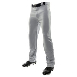 Champro, Relaxed Fit Open Bottom Adult Gray Baseball Pant