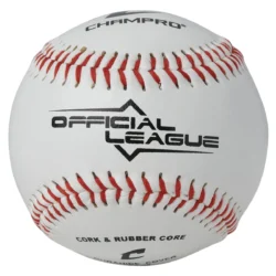Champro Cork Center Rubber Core Leather Baseballs (White, 9-Inch) x Dozen
