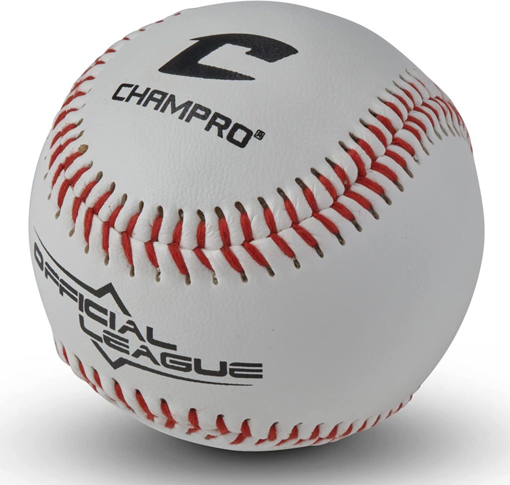 Champro Cork Center Rubber Core Leather Baseballs (White, 9Inch) x Dozen Deportes Globalim