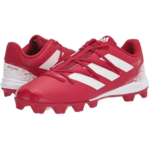 Adidas Boy's Afterburner Baseball Shoes Red Size 13K