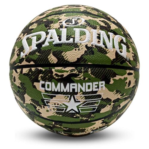 Spalding Commander Camo, Premium Rubber Indoor and Outdoor Basketball, #7
