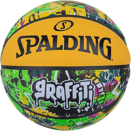 Spalding Graffiti series Basketball Size 7 - 29.5" Green-Yellow