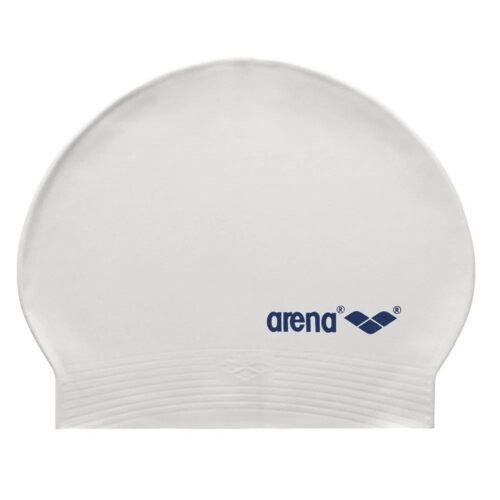 Arena Adult Unisex Soft Latex Swim Cap White
