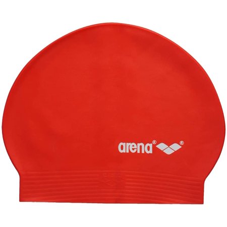 Arena Adult Unisex Soft Latex Swim Cap Red