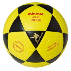 Mikasa SWL62 series Futsal Soccer Ball, Low Bounce 62cm Black-Yellow