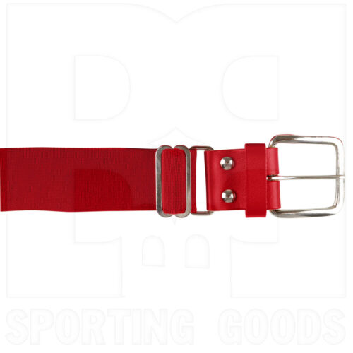 BBB Sports Adjustable Elastic Baseball Belt Red One Size