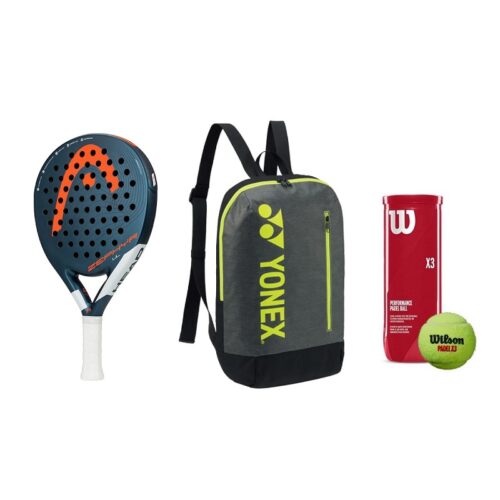 HEAD ZEPHYR UL Padel Racquet With Bag and Balls