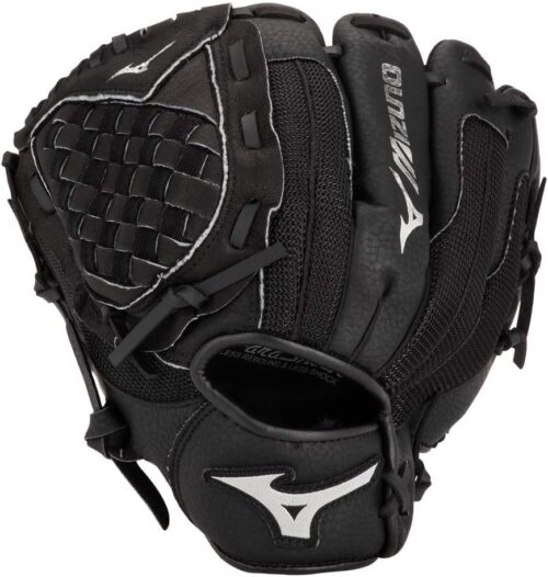 Mizuno GPP1050Y3 Prospect Powerclose Youth Baseball Glove 10.5 Inches LHT Black