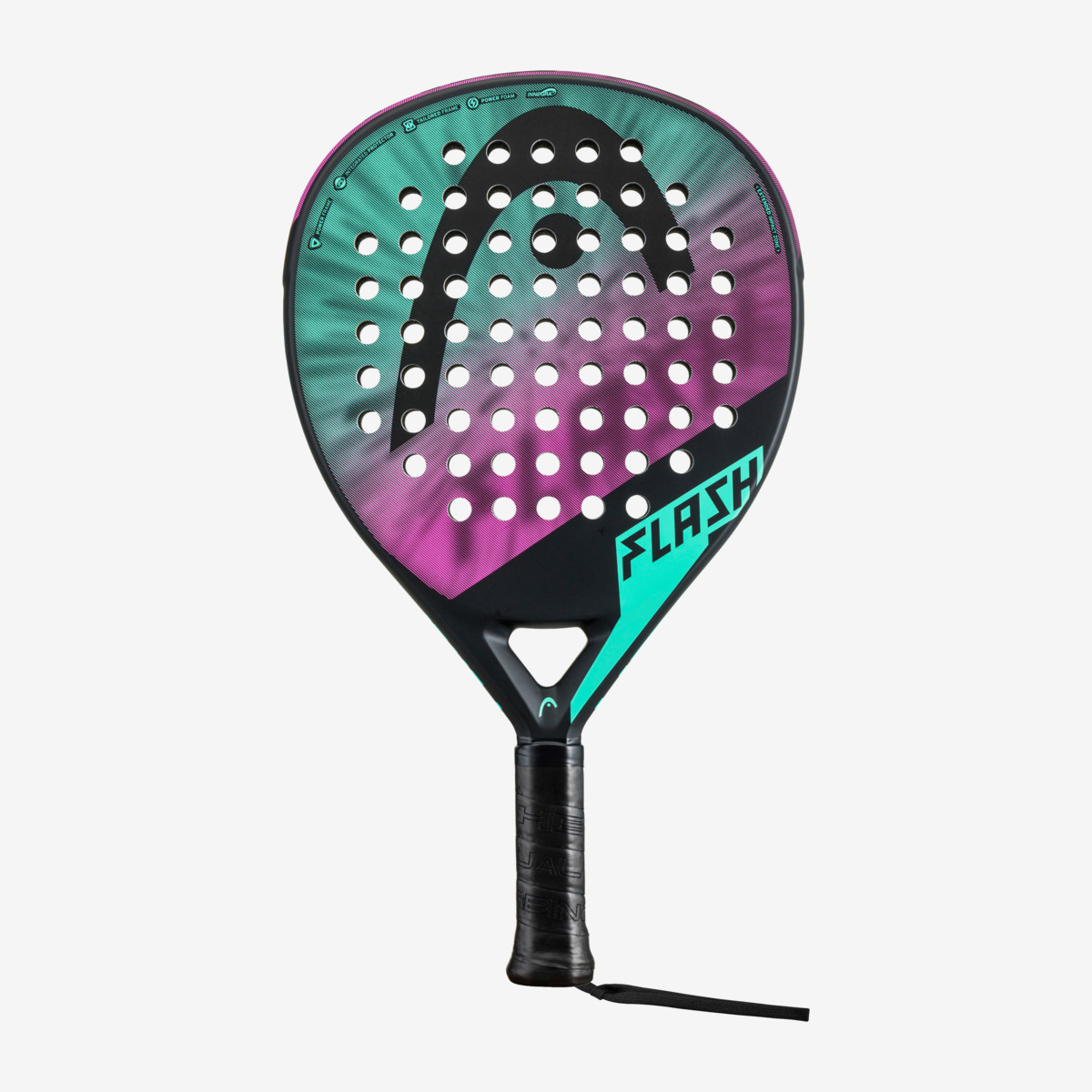 HEAD FLASH Padel Racquet Mint/Pink 2023 - Image 2