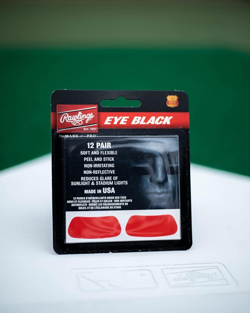 Rawlings Eye Black Stickers EB12 Red - Deportes Globalim