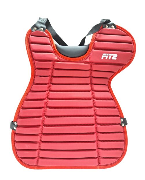FIT2 Adult Catchers Chest Protector Red