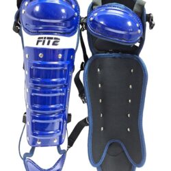 FIT2 Baseball Softball Leg Guards Adult 16 Inches Blue