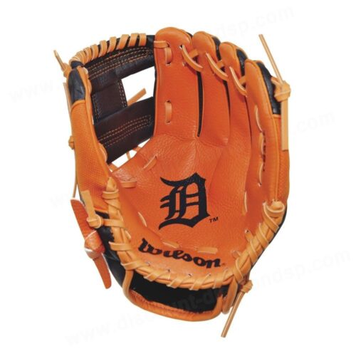Wilson A200 Detroit Tigers Youth Tee Ball Baseball Glove 10 Inches RHT