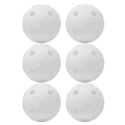 Franklin White Plastic Softballs - 6 Pack