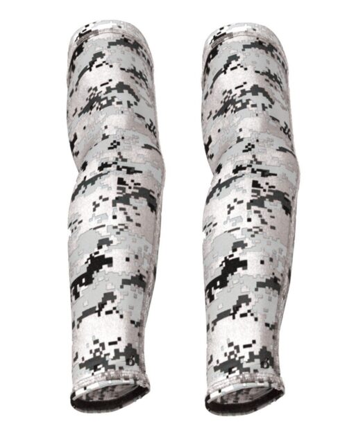 Badger Compression Arm Sleeve Adult White Camo Size L/XL Pair