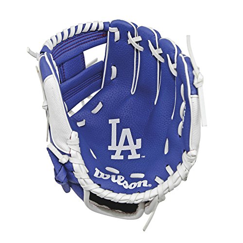 Wilson A200 Los Angeles Dodgers Youth Tee Ball Baseball Glove 10 Inches RHT