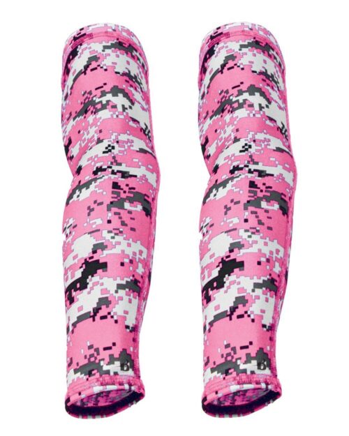 Badger Compression Arm Sleeve Youth Pink Camo Size S/M Pair
