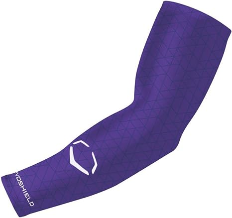 EvoShield EvoCharge Compression Arm Sleeve Purple Adult S/M