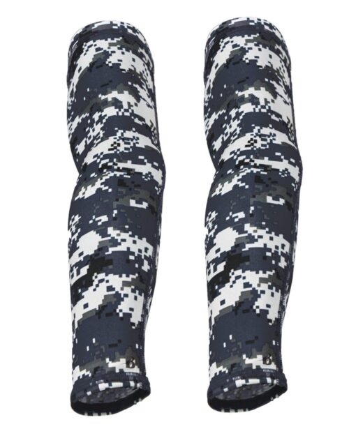 Badger Compression Arm Sleeve Adult Grey Camo Size L/XL Pair