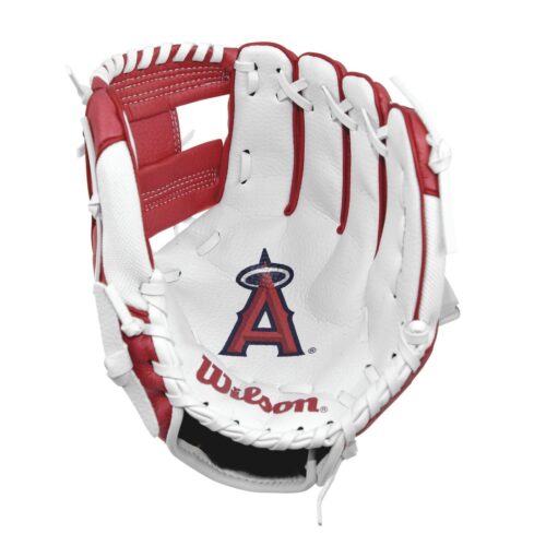 Wilson A200 La Angels of Anaheim Youth Tee Ball Baseball Glove 10 Inches RHT
