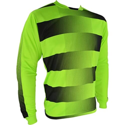 Vizari Corona Adult Goalkeeper Jersey, Size Large Neon Green/Black