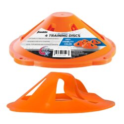 Franklin Sports High Visibility Training Disk - Pack of 4 - Orange
