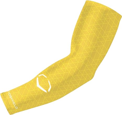 EvoShield EvoCharge Compression Arm Sleeve Yellow Adult L/XL