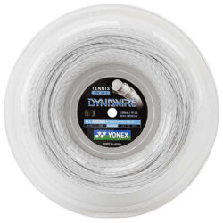 YONEX Dynawire 16/1.30 Tennis String Reel, 200m/656 feet White/Silver
