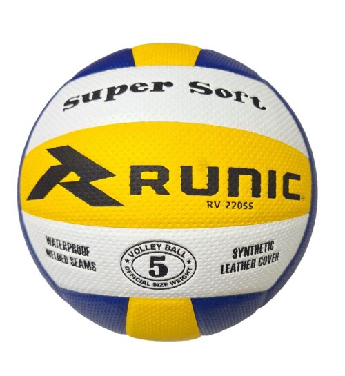 RUNIC PU Volleyball Super Soft Official Size WH/BL/YL