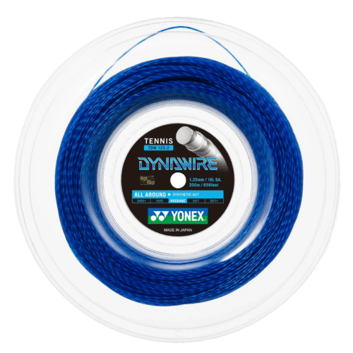 YONEX Dynawire 16L/1.25 Tennis String Reel, 200m/656 feet Blue
