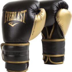 Everlast PowerLock2 Training Gloves Black/Gold 16 oz.