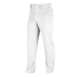 Runic Relaxed Fit Open Bottom Youth White Baseball Pant