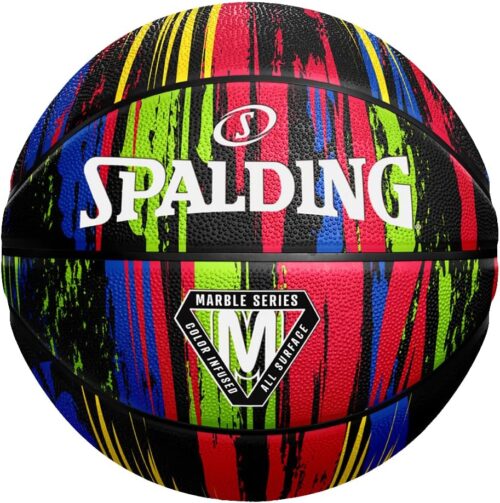 Spalding Marble Series Multi-Color Outdoor Basketball 29.5"
