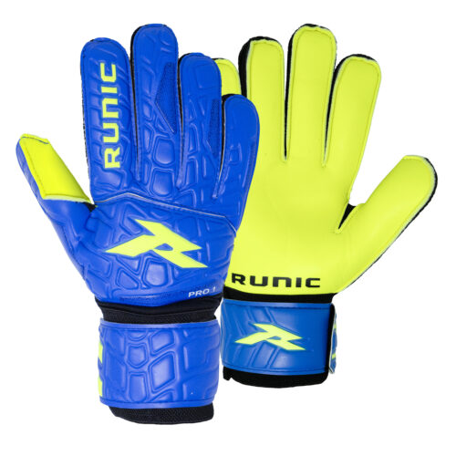 Runic Turf Goalkeeper Gloves Size 11 Blue/Yellow